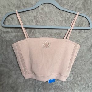 Adidas Cropped Logo Cami Top
